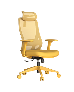 Ергономичен стол MASALI - жълт (3520480)