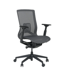 Ергономичен стол PRIMROSE - тъмносив (3520618)