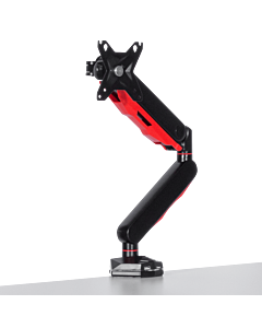 Геймърска стойка за монитор с газов амортисьор Carmen CR-530 - черно - червена (3510053)