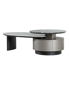 Холна маса BAKER - черен-бял (35307452)