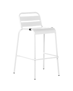 Кетъринг бар стол SHAKI - бял (3535156)