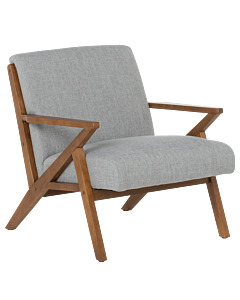 Кресло MAURO - орех - сив (3532907)