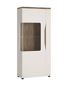 Витрина TOLEDO TOLV02L алпийско бяло-дъб стирлинг/бял лак  (088.002.0031)