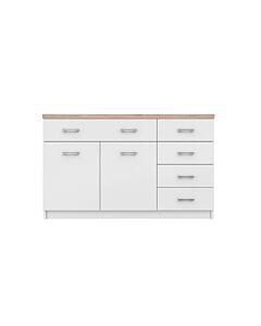 Скрин TOP MIX KOM 2D5S бяло/дъб сонома  (092.093.0006)