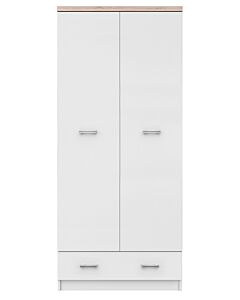 Гардероб TOP MIX SZF 2D1S 80 бяло/дъб сонома  (092.093.0011)