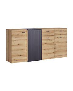 Скрин VERDANA SNNK01 крайбрежен дъб/тъмно сиво  (088.004.0014)