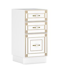 Кухненски шкаф IMPERIA 40Н3Ш 3 чекмеджета бяло/златна патина  (089.001.0058)