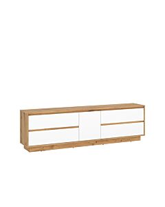 ТВ шкаф FOGGIA FOGF02 RTV 1D4S дъб артисан/алпийско бяло (088.002.0073)