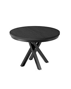 Трапезна маса MALUMI MM-12  кръгла разтегат.черно  (003.030.0670)