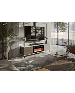 ТВ шкаф RANDOM 2 RTV-K 180cm.кашмир/орех/черно  (100.008.0048)