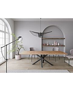 Трапезна маса CALI 160-260 DUZY  артисан/черно  (003.030.0388)