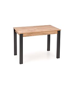 Трапезна маса GINO разтегателна, дъб вотан/черно  (100.001.0186)