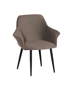 Трапезен стол PARI светло кафяво/черно  (070.003.0028)