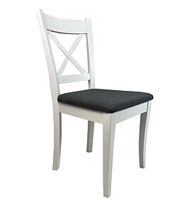 Трапезен стол RIO бяло/сиво  (006.001.0047)