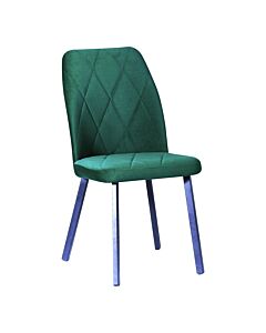 Трапезен стол VIKA зелено/черно (070.003.0001)