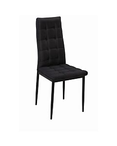 Трапезен стол К-264 черно/черно  (100.003.0168)