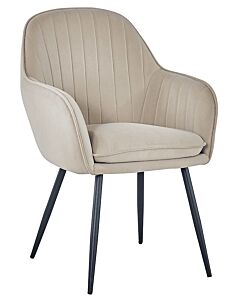 Трапезен стол К-313 светло кафяво/черно  (100.003.0243)