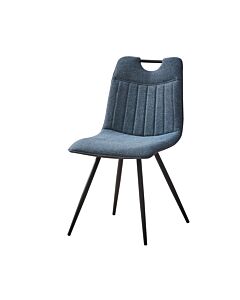 Трапезен стол К-334 сиво/черно  (100.003.0314)