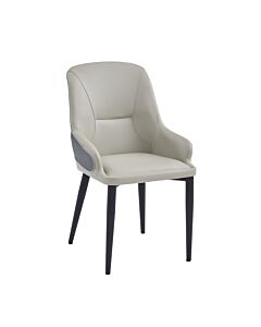 Трапезен стол К-343 бежово/сиво/черно  (100.003.0321)