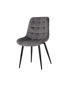 Трапезен стол К-352 сиво/черно  (100.003.0327)