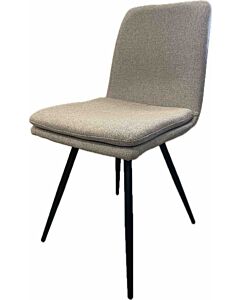 Трапезен стол К-356 бежово/черно  (100.003.0350)