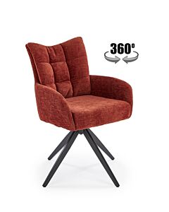 Трапезен стол К-540 канела/черно  (100.003.0333)