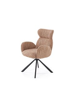 Трапезен стол К-571 канела/черно (100.003.0354)