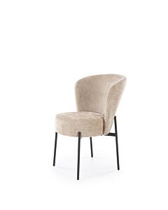 Трапезен стол К-590 бежово/черно  (100.003.0359)