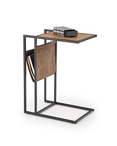 Помощна маса COMPACT златен дъб/черно  (100.008.0016)