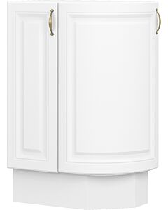 Кухненски шкаф долен MICHELLE Н-30/87 ДВ.ЗАОБЛЕН бяло/бяло (004.103.0008)