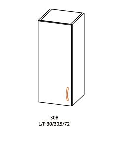 Кухненски шкаф OLA горен 30В лява врата, елша  (089.001.0223)