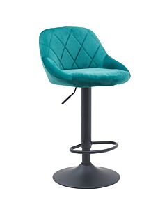 Бар стол Н-101 тъмно зелено/черно  (100.009.0072)