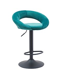 Бар стол Н-102 тъмно зелено/черно  (100.009.0074)