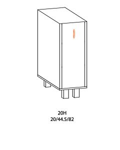 Кухненски шкаф PAULA  20Н с плот, бреза  (089.001.1068)