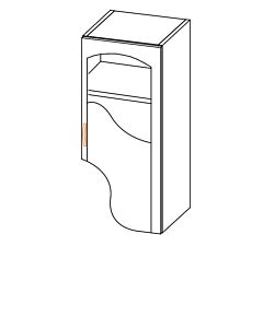 Кухненски шкаф PAULA ВИТРИНА 30ВВ ДЯСНА ВРАТА, бреза (089.001.0971)