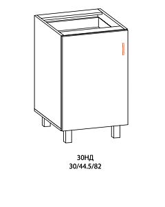 Кухненски шкаф PAULA  30НД с плот, бреза  (089.001.1066)