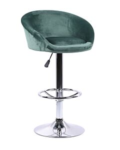 Бар стол Н-120 зелено/хром  (100.009.0041)