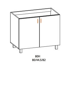Кухненски шкаф PAULA  80Н с плот, бреза  (089.001.1063)