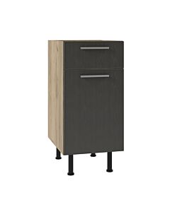 Кухненски шкаф SKY LOFT Т1 Н40/87 1ч.Blumotion златен дъб крафт/сиво (005.002.3327)