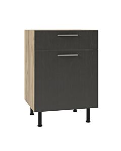 Кухненски шкаф SKY LOFT Т1 Н60/87 1ч.Blumotion златен дъб крафт/сиво (005.002.3328)