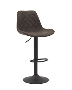 Бар стол Н-123 сиво/черно  (100.009.0047)