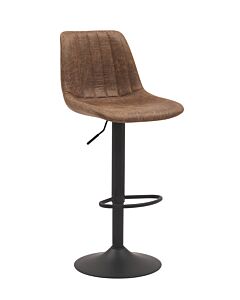 Бар стол Н-124 светло кафяво/черно  (100.009.0048)