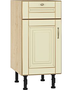 Кухненски шкаф VANILLA Н-40/87 1 чекмедже, клен/златна патина  (004.100.0004)