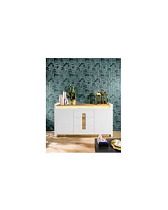 Нощно шкафче ALAMEDA KOM2D3S бял лак/дъб уестминстър/бял лак  (029.003.0005)