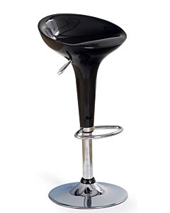 Бар стол Н-17 черно/хром  (100.009.0032)