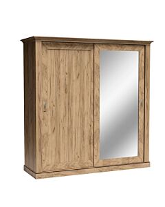 ANTICA A-211 гардероб 2-крил с огледало ЗЛАТЕН КРАФТ  (003.030.0538)