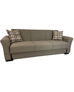 Диван FELIPE бежово/бежово каре  (096.001.0029)