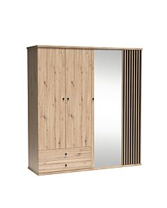 Гардероб CALI C-24 с огледало артисан  (003.030.0536)