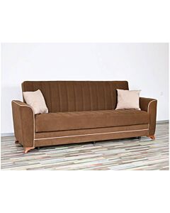 Диван MADRID кафяво/бежово  (096.001.0034)