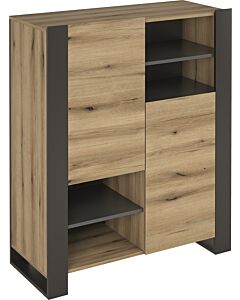 Скрин COMBO KOM2D сив графит/крайбрежен дъб  (004.106.0008)